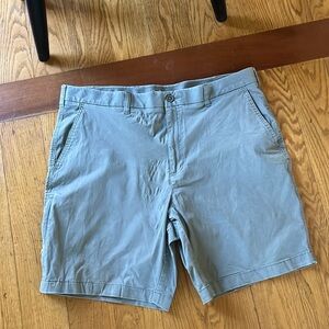Croft and Barrow Men’s Khaki Shorts - Waist Size 38